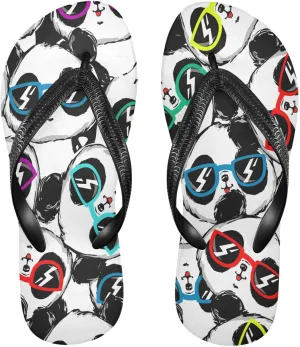 MNSRUU EVA Rubber Flip Flops for Men & Women,Unisex Sandals Soft Cushion Footbed Comfort flip-flops