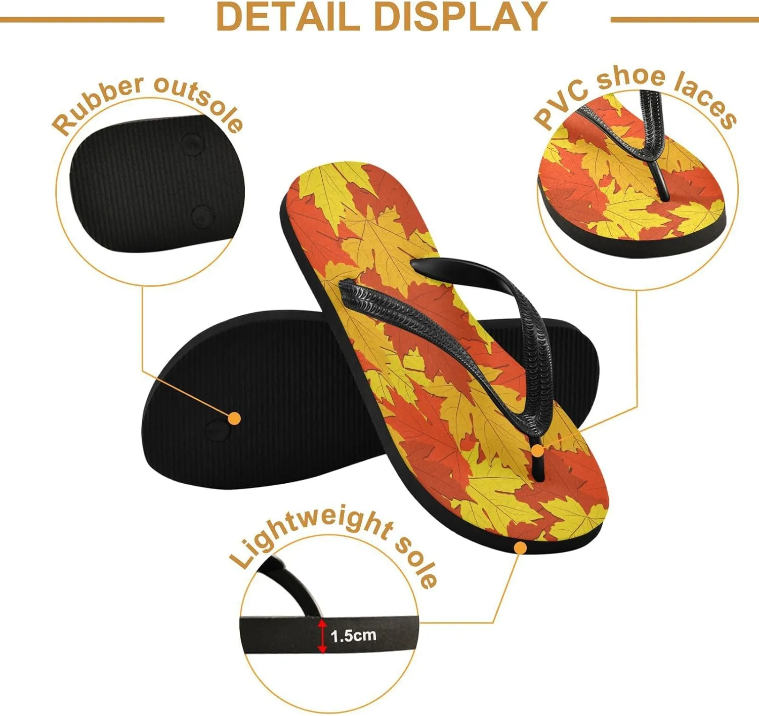 MNSRUU EVA Rubber Flip Flops for Men & Women,Unisex Sandals Soft Cushion Footbed Comfort flip-flops