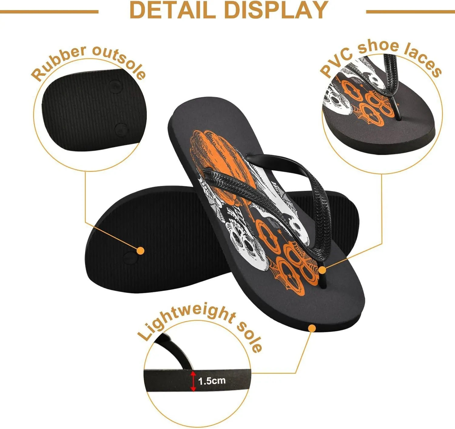 MNSRUU EVA Rubber Flip Flops for Men & Women,Unisex Sandals Soft Cushion Footbed Comfort flip-flops