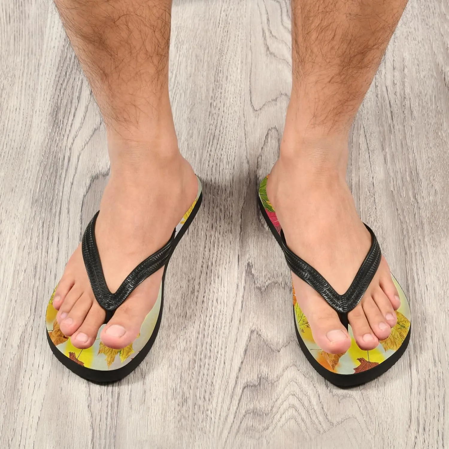 MNSRUU EVA Rubber Flip Flops for Men & Women,Unisex Sandals Soft Cushion Footbed Comfort flip-flops