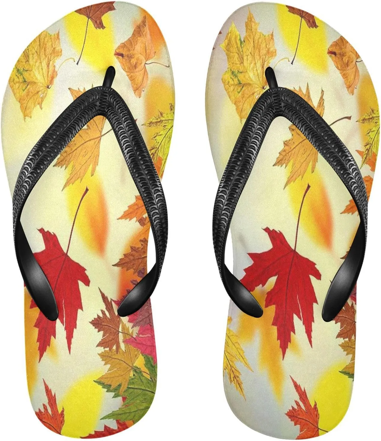 MNSRUU EVA Rubber Flip Flops for Men & Women,Unisex Sandals Soft Cushion Footbed Comfort flip-flops