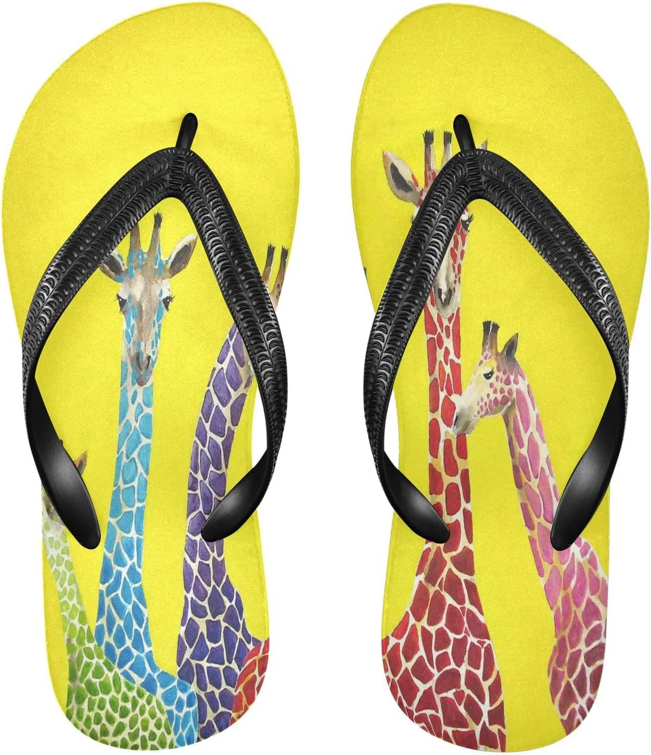 MNSRUU EVA Rubber Flip Flops for Men & Women,Unisex Sandals Soft Cushion Footbed Comfort flip-flops