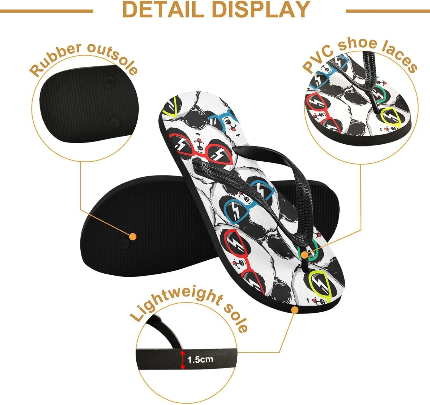 MNSRUU EVA Rubber Flip Flops for Men & Women,Unisex Sandals Soft Cushion Footbed Comfort flip-flops