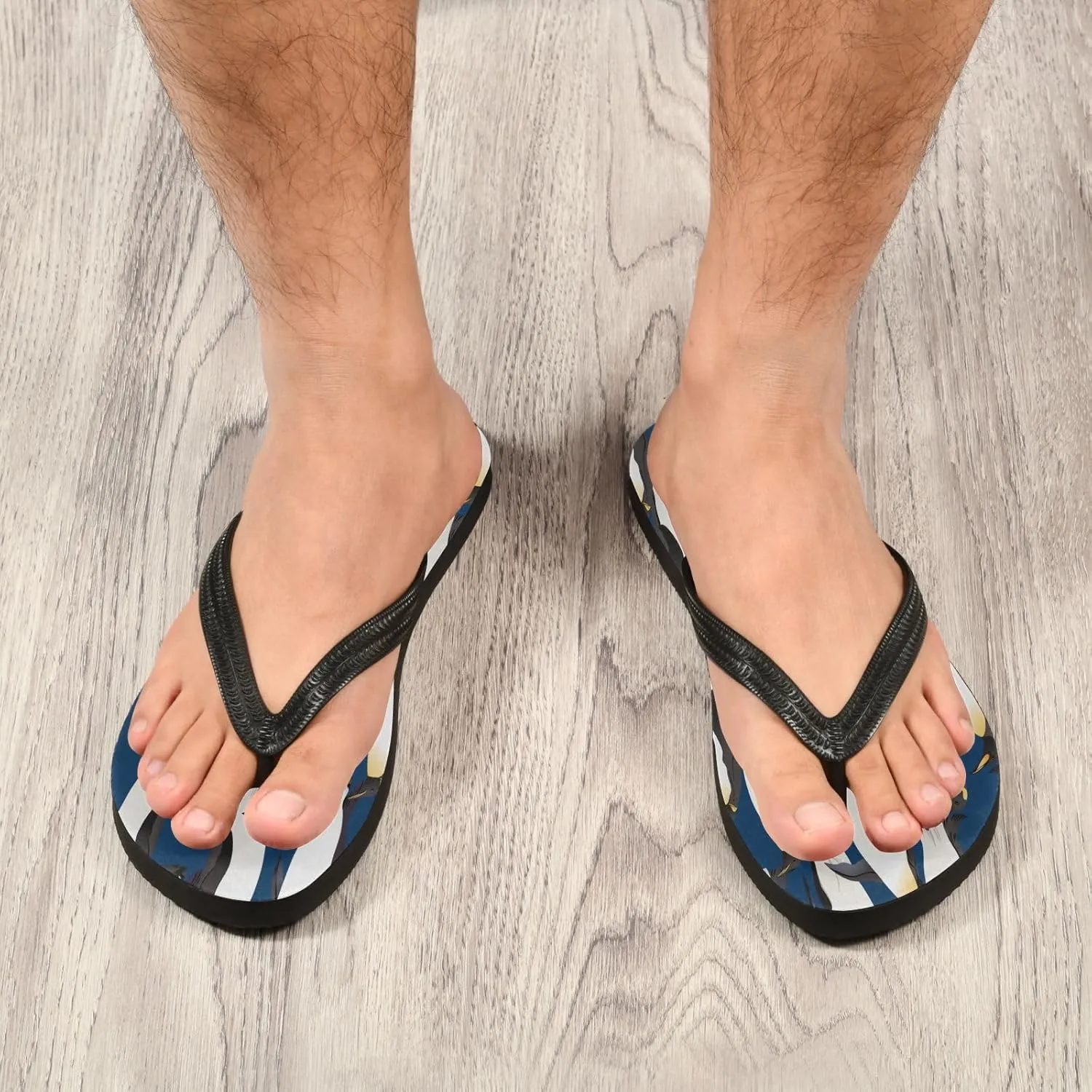 MNSRUU EVA Rubber Flip Flops for Men & Women,Unisex Sandals Soft Cushion Footbed Comfort flip-flops