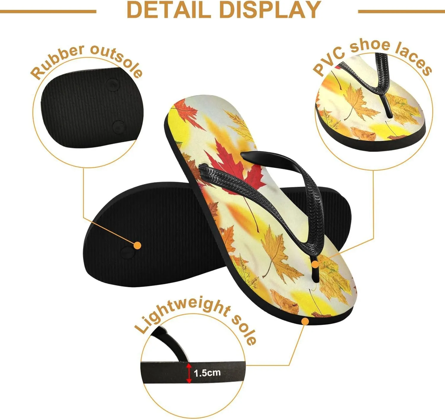 MNSRUU EVA Rubber Flip Flops for Men & Women,Unisex Sandals Soft Cushion Footbed Comfort flip-flops