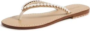 Mystique Women's Leather Flip Flops