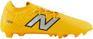 New Balance Unisex Furon Dispatch Fg V7  Soccer Shoe, Sun Glow/Metallic Silver/Black, 10.5 US Men