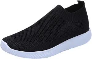 Plantar Fasciitis Walking Shoes Women Slip Ons Tenis Antideslizante para Mujer De Trabajo Shoes for Women Sneakers Slip On Sneakers for Women Fashion Platform White Comfy Black Shoes for Women Dressy