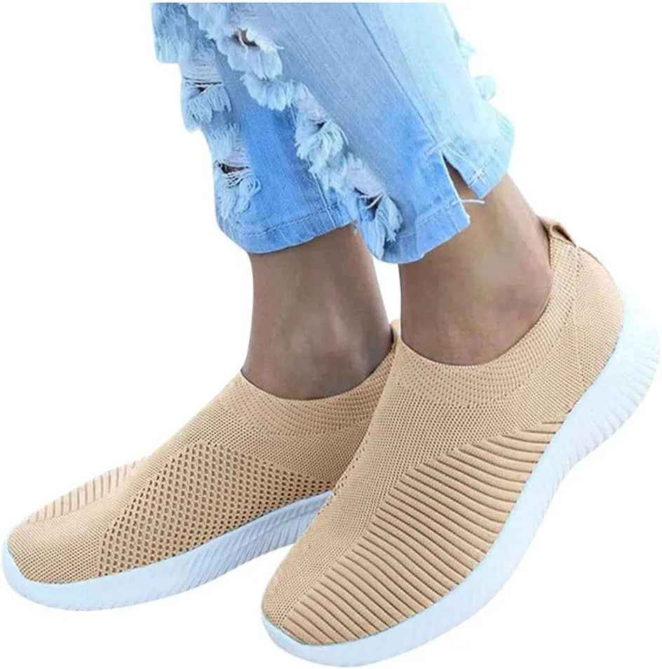 Platform Sneakers for Women Wide Size Fall Shoes for Women 2023 Comfy Arch Support Womens Shoes Casual Fall Slip On Womens White Sneakers Zapatos para Mujer De Vestir Comodos Trabajo