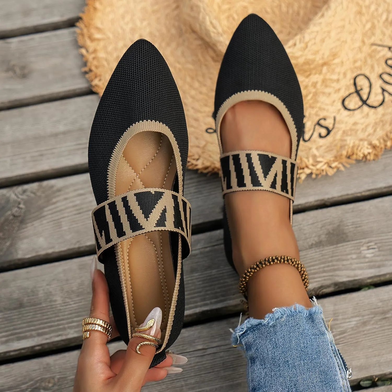 Pretty Ballerinas Women's Balerina Shoes Medieval Flat Summer Shoes Girls Comfortable Velvet Sandals Women