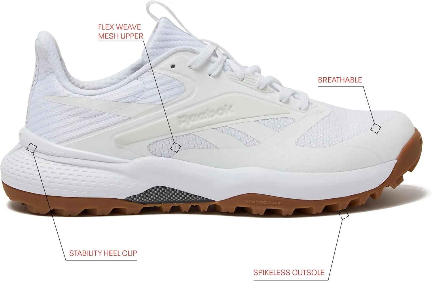 Reebok Unisex-Adult Nano Spikeless Mens Golf Shoes Sneakers