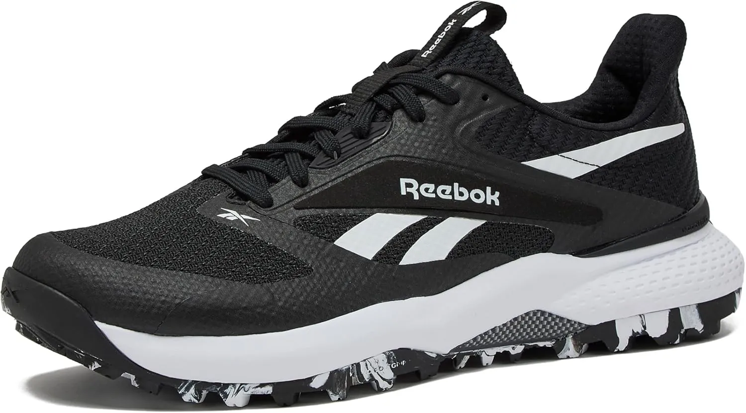 Reebok Unisex Nano Spikeless Mens Golf Shoes Sneakers, Black/Footwear White, 11 US