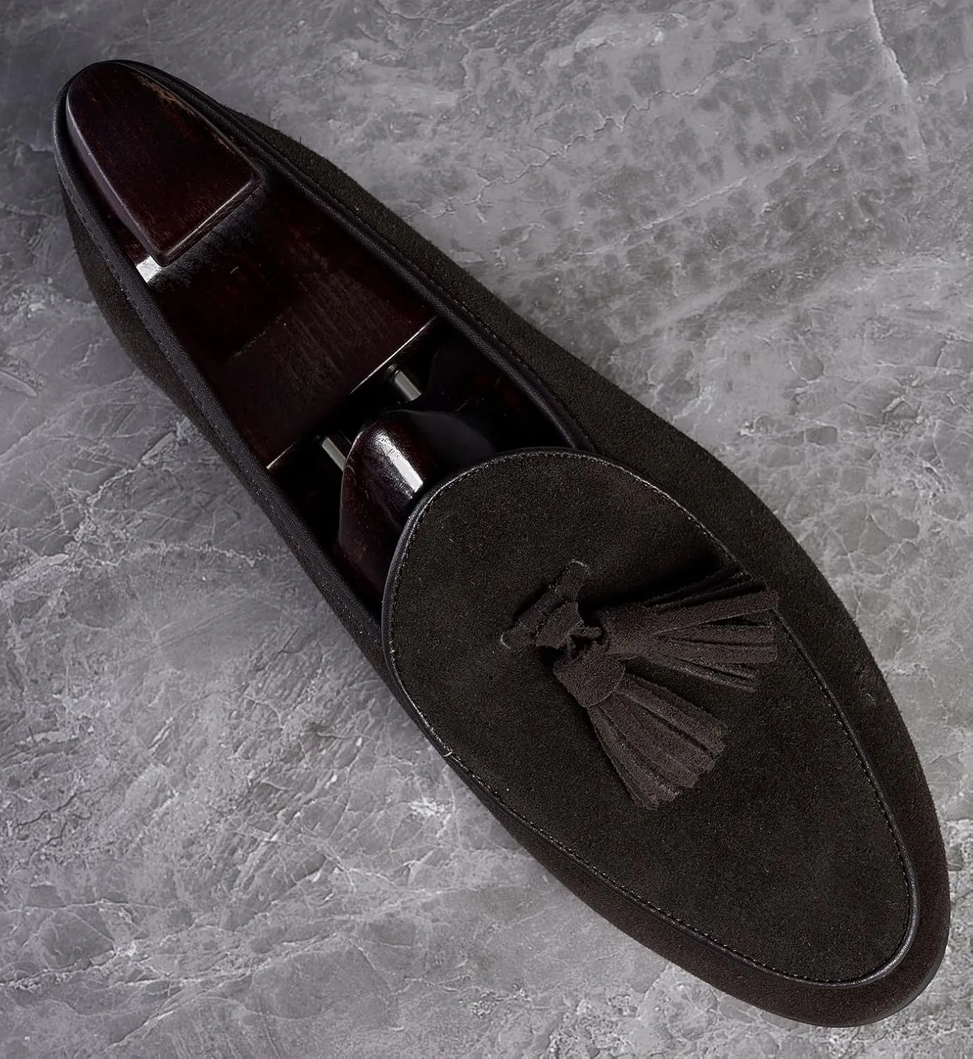 Santimon Men's Loafers Dress Formal Slip-Ons Tassel Loafers Shoes Fashion Casual Business Penny Loafer