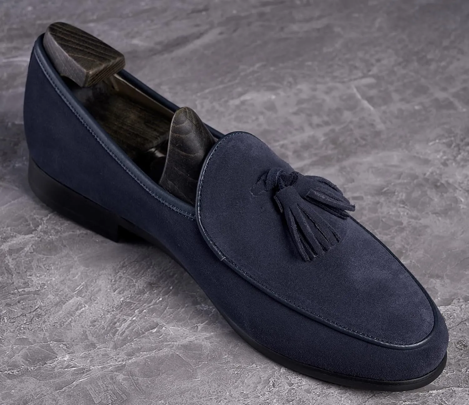 Santimon Men's Loafers Dress Formal Slip-Ons Tassel Loafers Shoes Fashion Casual Business Penny Loafer
