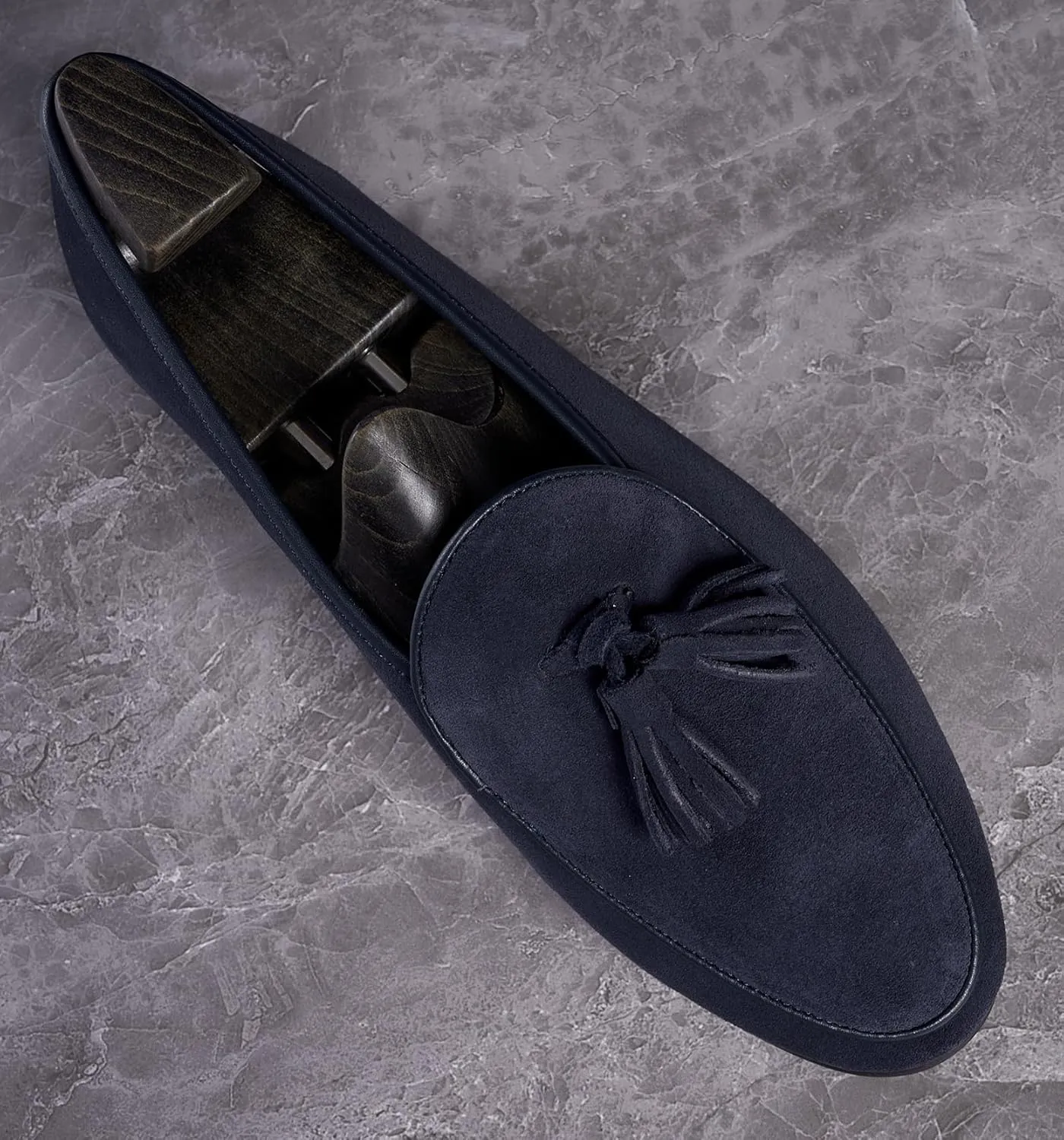 Santimon Men's Loafers Dress Formal Slip-Ons Tassel Loafers Shoes Fashion Casual Business Penny Loafer