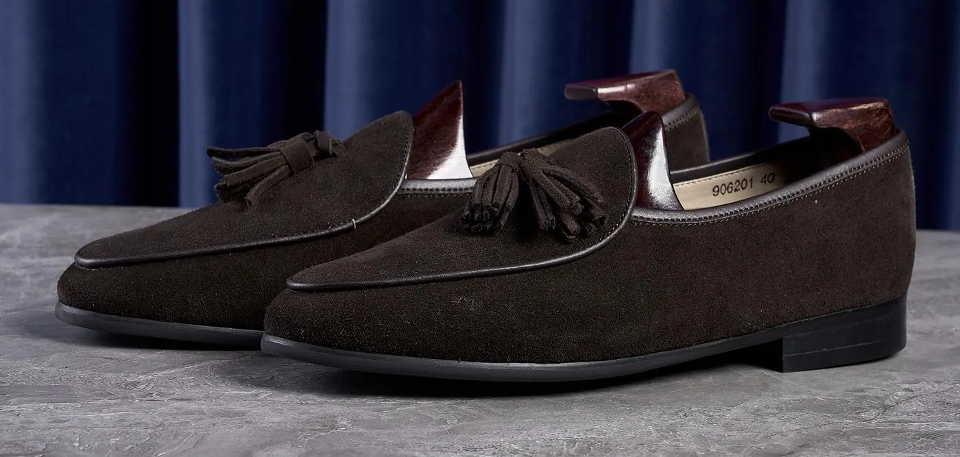 Santimon Men's Loafers Dress Formal Slip-Ons Tassel Loafers Shoes Fashion Casual Business Penny Loafer