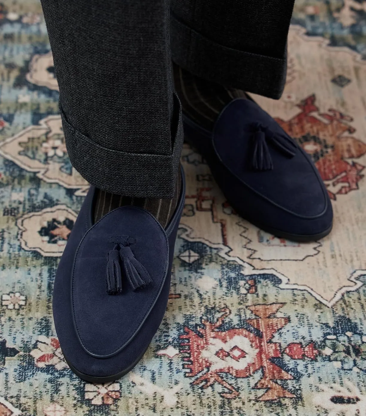 Santimon Men's Loafers Dress Formal Slip-Ons Tassel Loafers Shoes Fashion Casual Business Penny Loafer