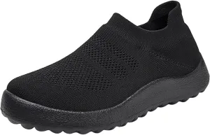 SBGMoSJ 7.5 Wide Width High Top Women Sneakers Zapatos Antiderrapantes para Mujeres Black Shoes Women Casual Comfort Womens Sneakers Size 8 Black Zapatos para Entrenar Mujer Gym