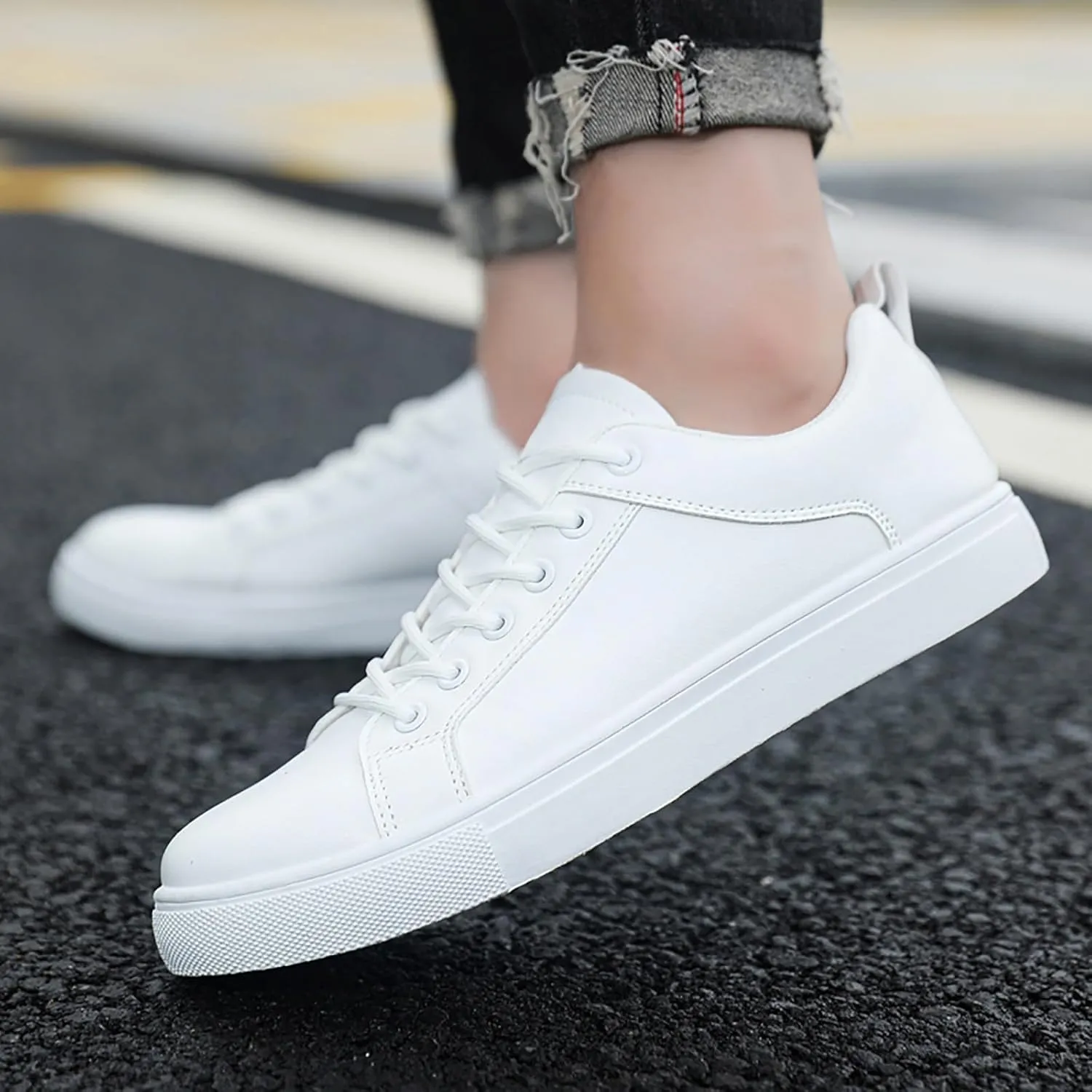 SBGMoSJ Bowling Shoes Women 8.5 Wide Black Slip On Tennis Shoes Nurse Shoes for Women Black Running Shoes for Women Black Walking Shoes for Plantar Fasciitis Women Size 11