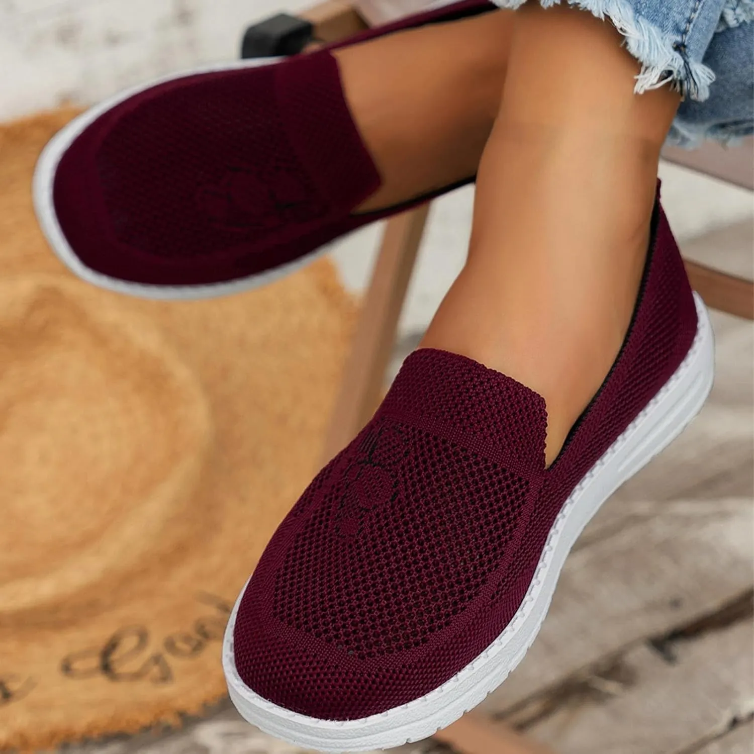 SBGMoSJ Chunky Platform Sneakers for Women Trendy Black Comfy Walking Shoes Women Orange and White Gym Shoes for Women Womens Wide Casual Shoes Womens Walking Sneakers