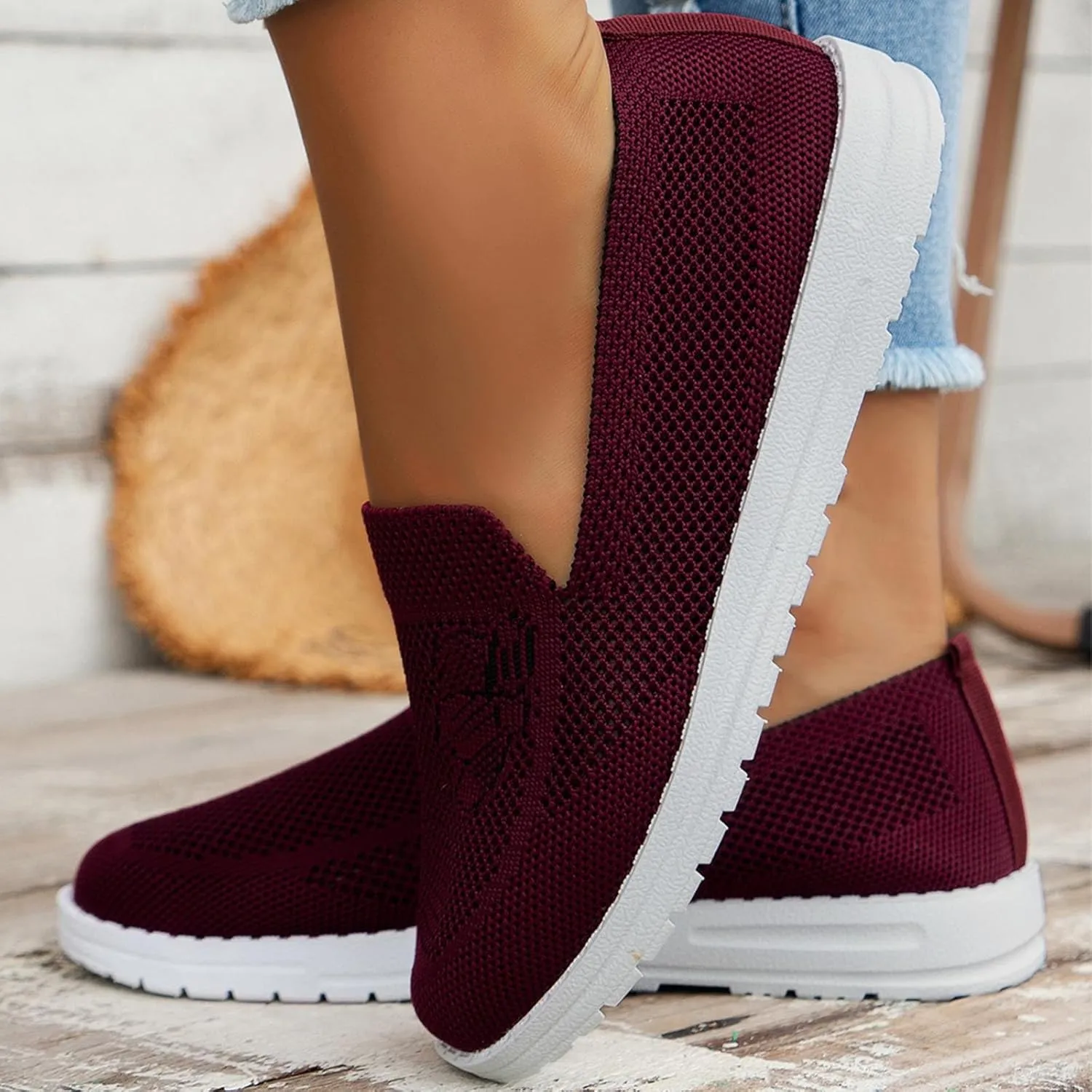 SBGMoSJ Chunky Platform Sneakers for Women Trendy Black Comfy Walking Shoes Women Orange and White Gym Shoes for Women Womens Wide Casual Shoes Womens Walking Sneakers