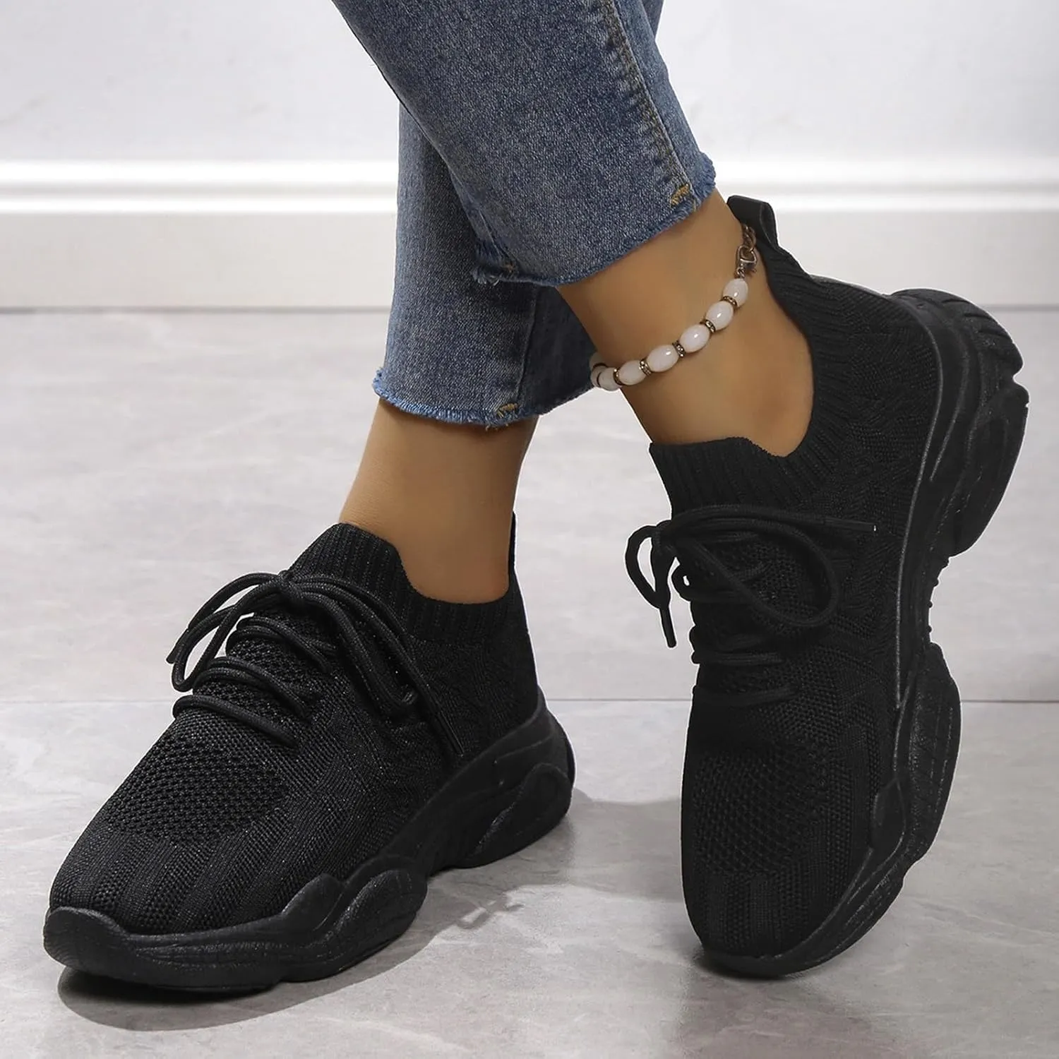 SBGMoSJ White Platform Sneakers for Women 2023 Women Orthopedic Sneakers Womens Wide Width Shoes Dressy Casual White High Top Platform Sneakers for Women Slip On Athletic Shoes Women Size 5