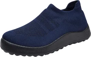 SBGMoSJ Women Athletic Walking Shoes Fashion Sneakers Zapato Tenis Antiderrapante para Mujer Womens Casual Shoes Silver Platform Wedge Sneakers for Women Women Slip On Tennis Shoes Size 8