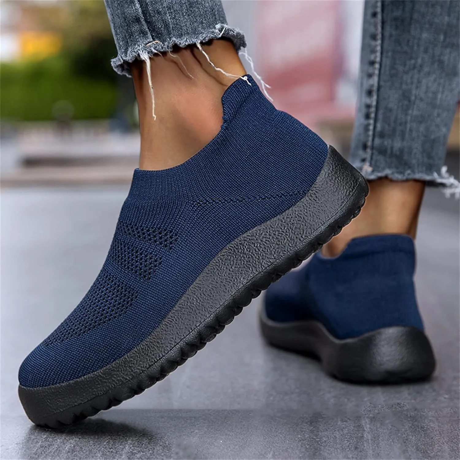 SBGMoSJ Women Athletic Walking Shoes Fashion Sneakers Zapato Tenis Antiderrapante para Mujer Womens Casual Shoes Silver Platform Wedge Sneakers for Women Women Slip On Tennis Shoes Size 8