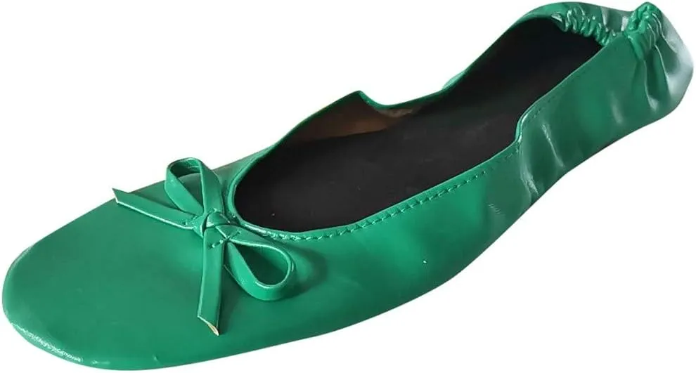 Shoes Roll Travel Party Flat Women Slipper Ballet Shoes Portable Dance Foldable Women's Slipper Platform Slide Sandals Women