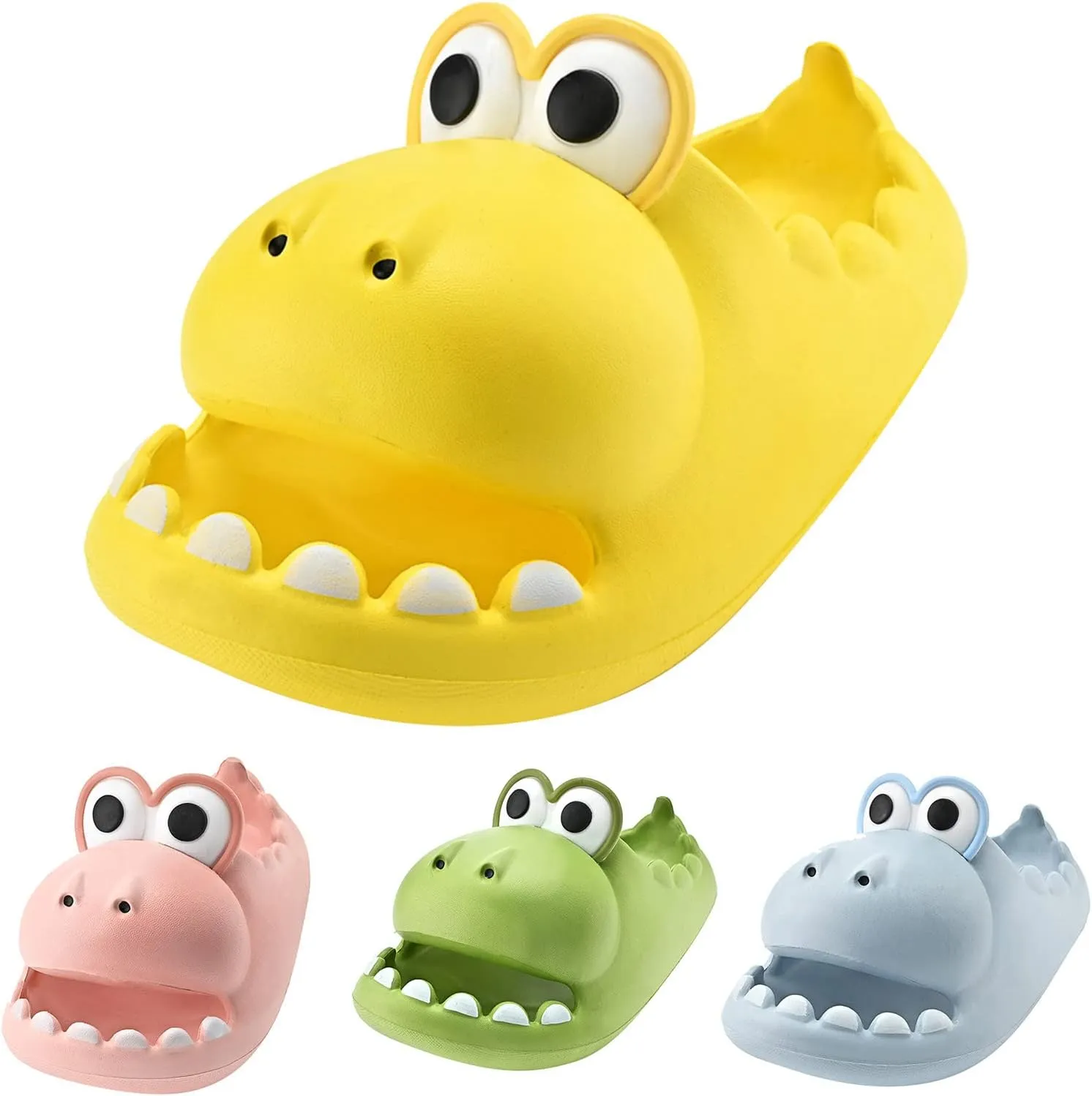 Showers Sandals Womens Pillow Slippers Mens Bathroom Slipper Cloud Slides Non-Slip Drainage Hole Room Spa Living