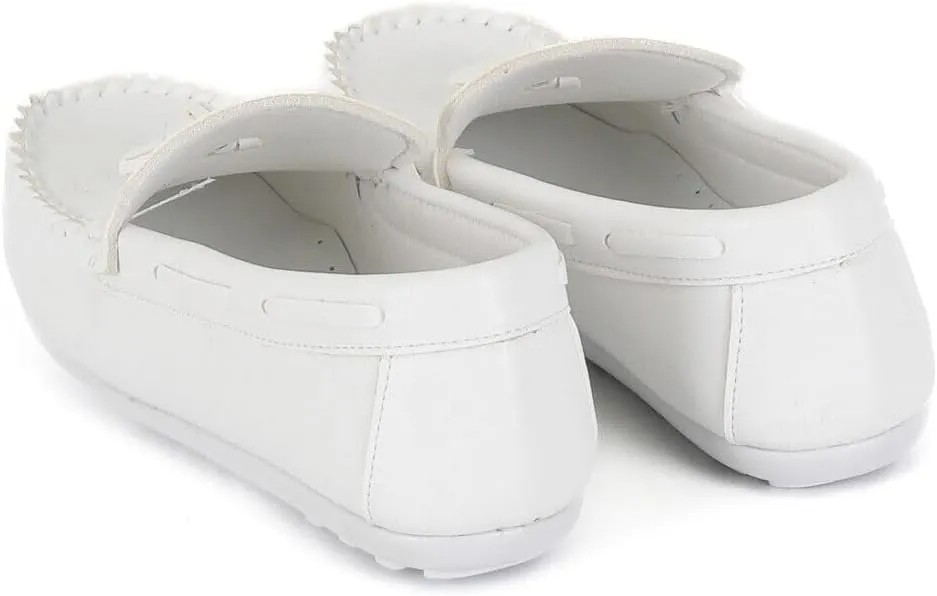 SIRRI Boys Tassel Loafers - Classic Moccasin Flat Shoes for Wedding, Communion & Casual Wear