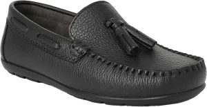 SIRRI Boys Tassel Loafers - Classic Moccasin Flat Shoes for Wedding, Communion & Casual Wear