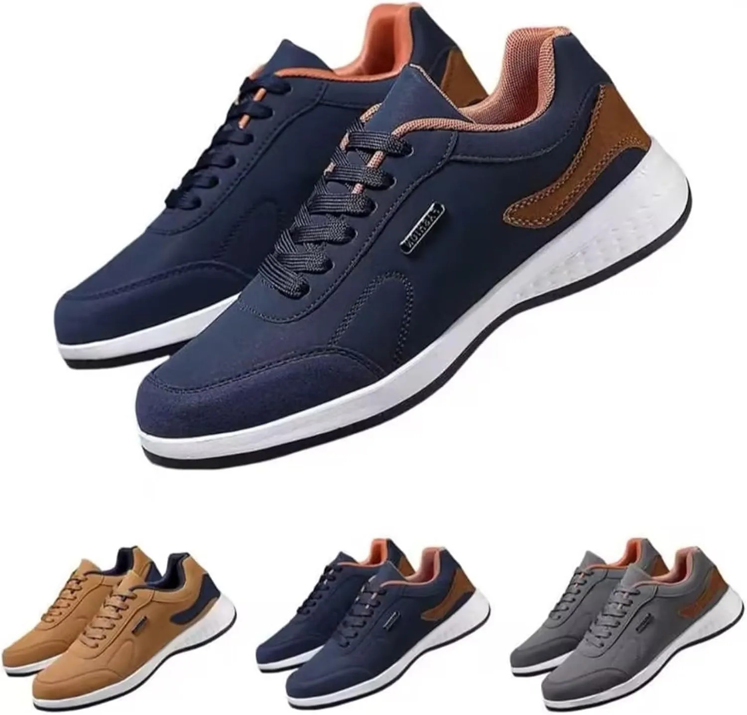 Sneakers for Men Wide Width Womens Hiking Shoes Mules for Women Flats Round Toe Slip On Casual Womens Loafers Comfortable Dressy White Platform Sneakers