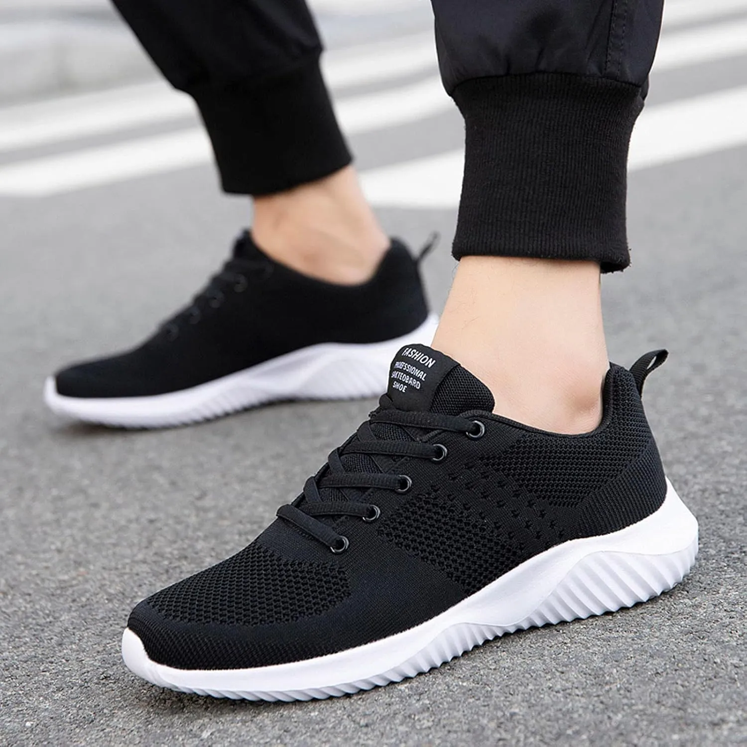 Soft Sport Shoes Bottom Breathable Men Fashion Casual Lace-Up Mesh Men's Sneaker Socks for Men Mens Dress Shoes Men Shoes