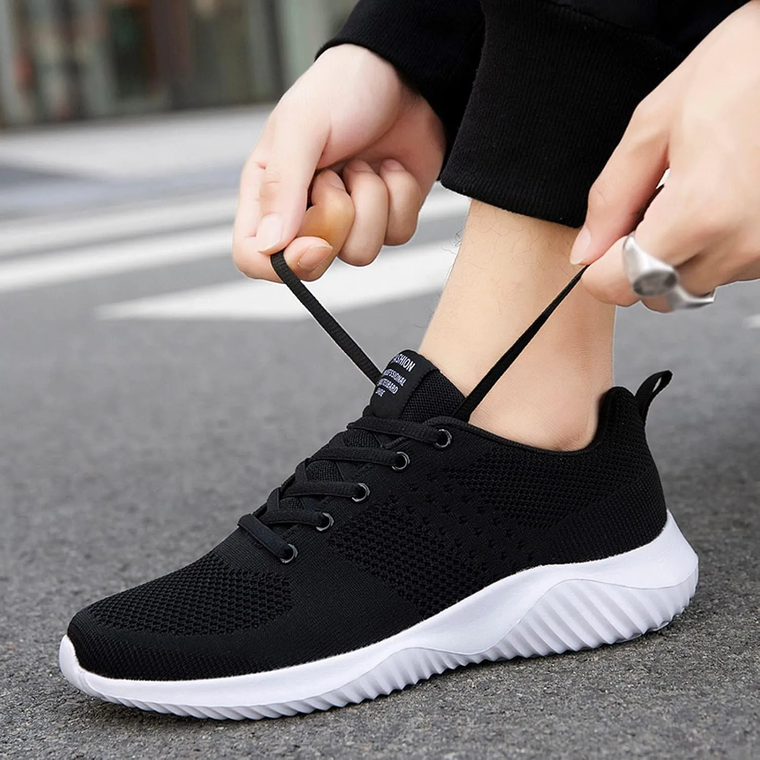 Soft Sport Shoes Bottom Breathable Men Fashion Casual Lace-Up Mesh Men's Sneaker Socks for Men Mens Dress Shoes Men Shoes