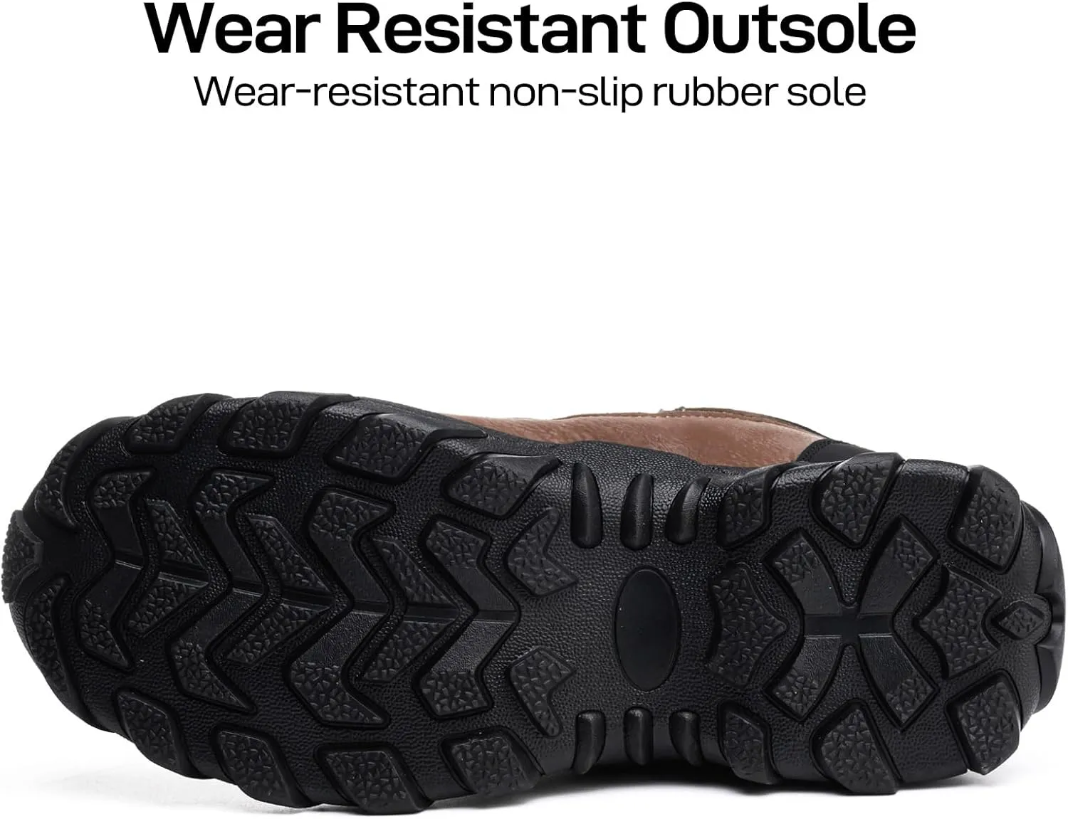 Steel Toe Work Boots for Men Safety Men's Work Boots，Comfortable Industrial & Construction Boots Slip Resistant Composite Toe Boots
