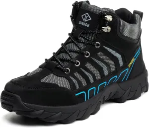 Steel Toe Work Boots for Men Safety Men's Work Boots，Comfortable Industrial & Construction Boots Slip Resistant Composite Toe Boots