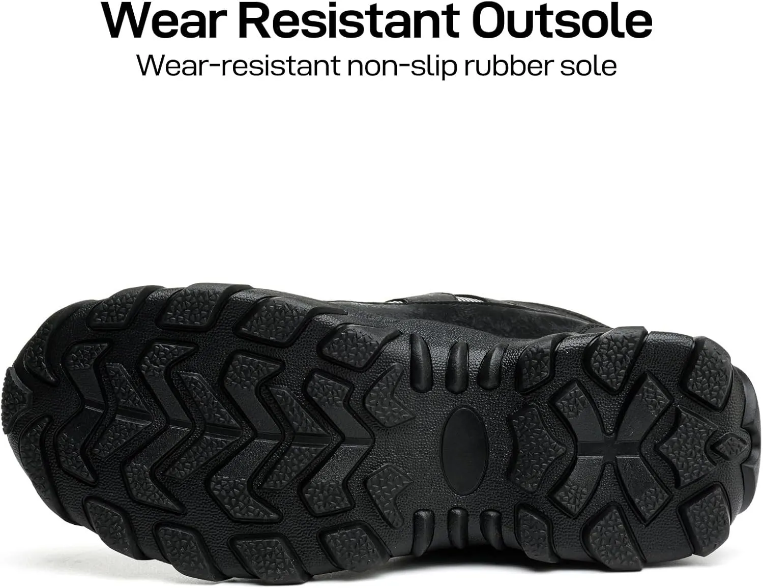 Steel Toe Work Boots for Men Safety Men's Work Boots，Comfortable Industrial & Construction Boots Slip Resistant Composite Toe Boots