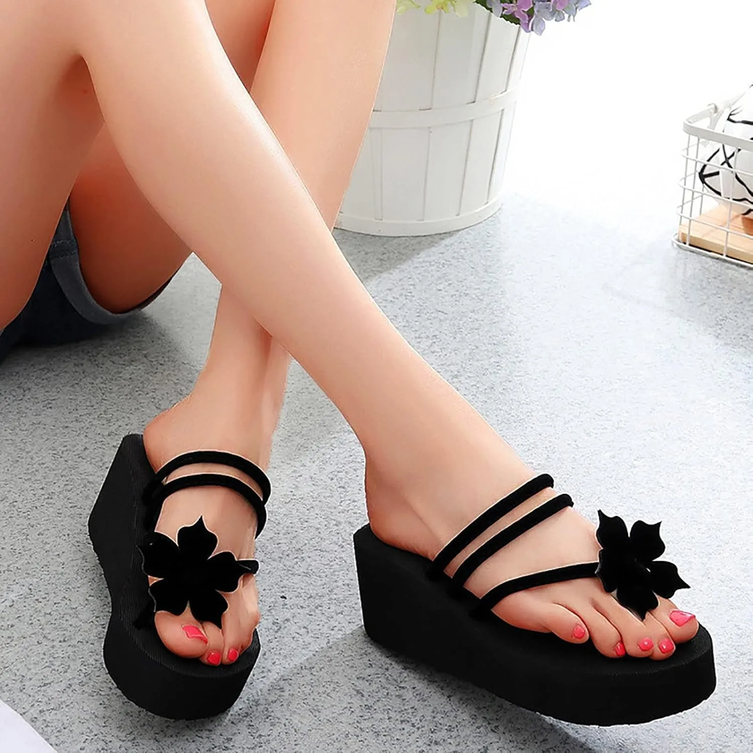 Walking Sandals for Women Comfortable Beach Thong Sandals with Arch Support Non Slip Versatile Slippers
