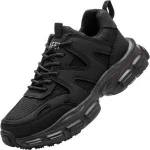 Walking Shoes Women Arch Support Brown Casual Shoes Black Platform Sneaker Women's Soft Sole Mesh Comfort Orthopedic Slip On Tennis Shoe Loafers Casual Slip On