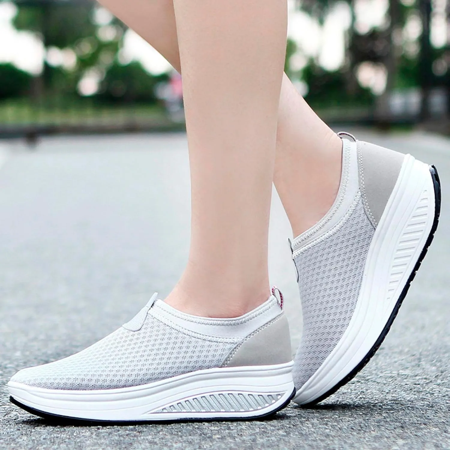Walking Shoes Women's Arch Support Plantar Fasciitis Orthopaedic Shoes Comfortable Wide Sports Ocean Swim