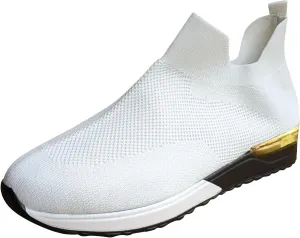 Wide Toe Box Casual Sneakers Women Walking Shoes Women Arch Support Slip On Gym Shoes for Women Wide Width Slip On Shoes Women Wide Toe Box Zapatos Negros De Tacon Bajo para Mujer