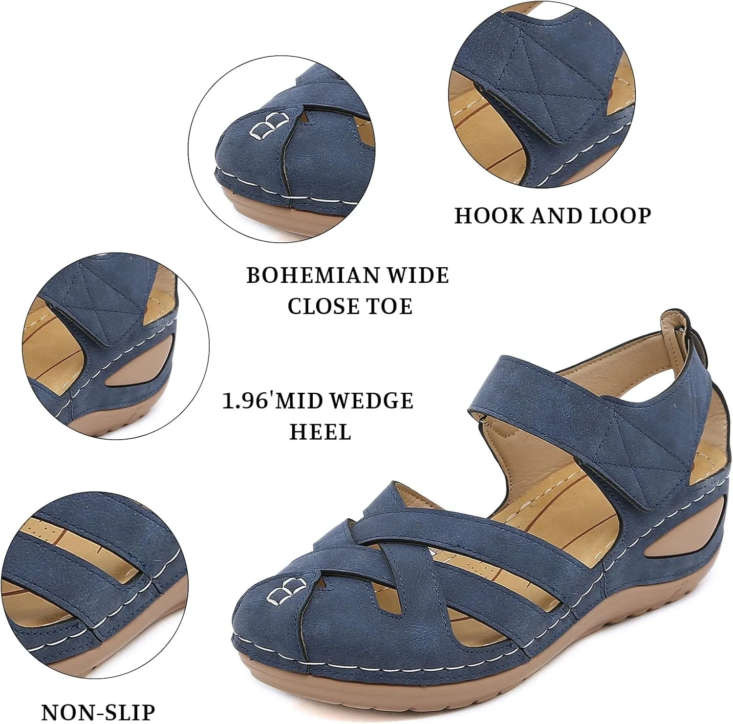 Women Canvas Slip On Lightweight Mule Sneaker,Summer Fashion Open Back Flats Walking Shoes Closed Round Toe Low Top Casual Comfort Print Flat Slippers Slip Non-Slip Sneakers 2025 Loafer