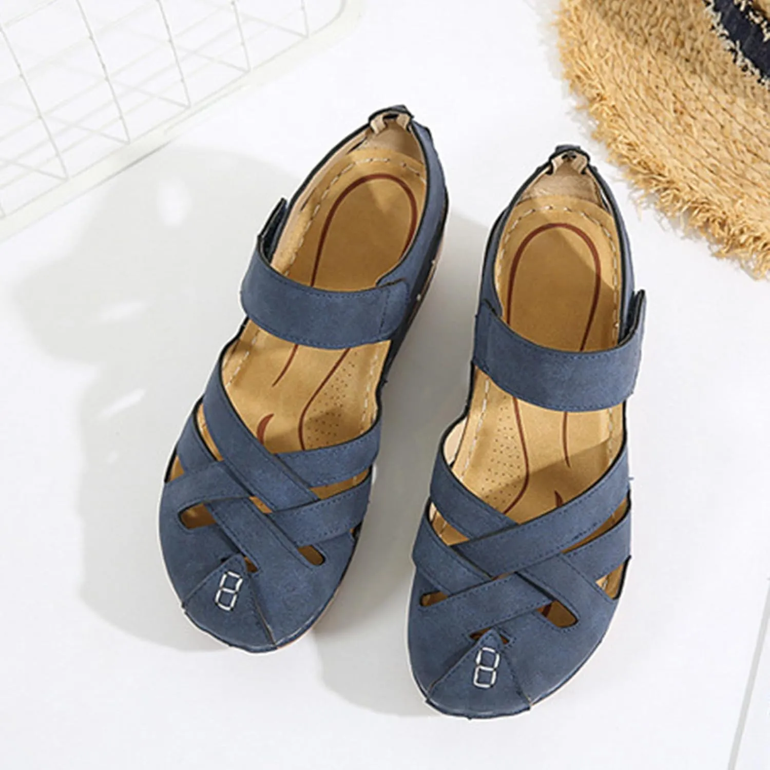 Women Canvas Slip On Lightweight Mule Sneaker,Summer Fashion Open Back Flats Walking Shoes Closed Round Toe Low Top Casual Comfort Print Flat Slippers Slip Non-Slip Sneakers 2025 Loafer