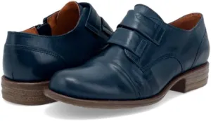 Women Vintage Low Chunky Stacked Heel Oxford Loafer Shoes Closed Round Toe Side Zipper Burnished Metallic Slouch Penny Loafers 1" Block Heels Office Work Shoes Comfort Formal Fall 4-11 M US