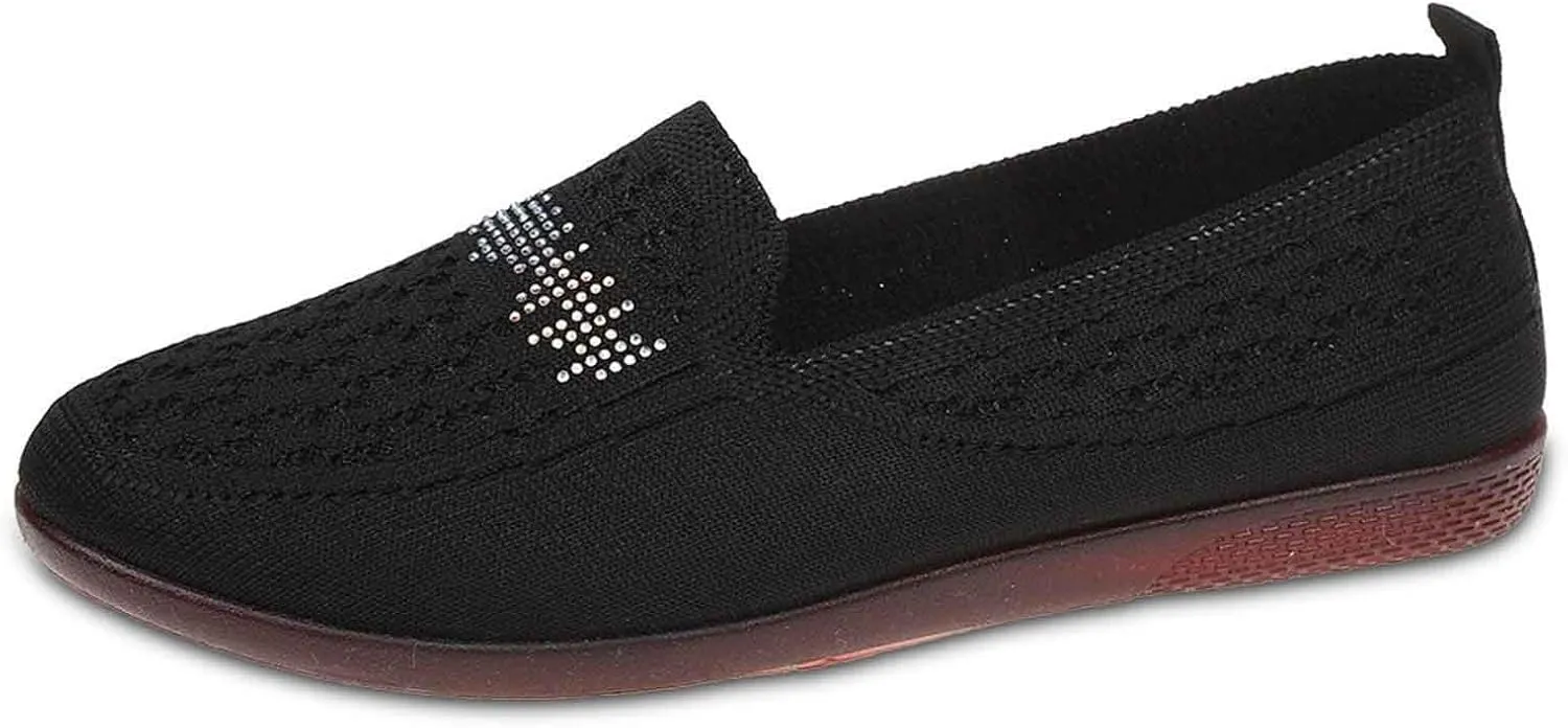 Women's Casual Slip On Shoes Breathable Comfortable Flat Loafers for Daily Wear with Semi Casual Dress Shoes for Men