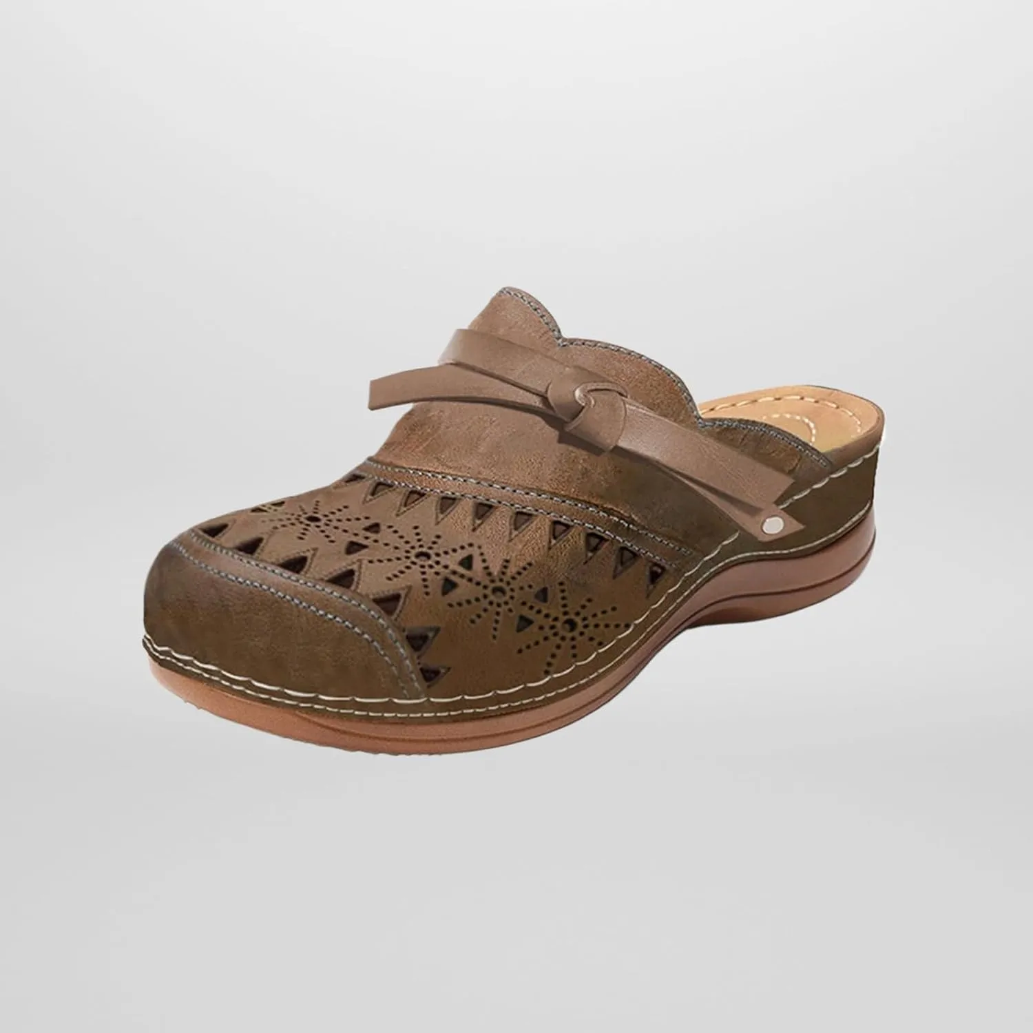 Womens Clogs and Mules Wide Width Closed Toe Sandals Non Slip Slippers Outdoor Comfortable Walking Shoes Casual Slippers Hollow Out Beach Slipper Lightweight Breathable