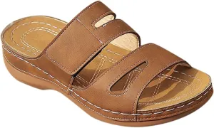 Women's Comfortable Low Heel Sandals Casual Slip On Open Toe Flip Flops Summer Spring Hike Water Sandals Women