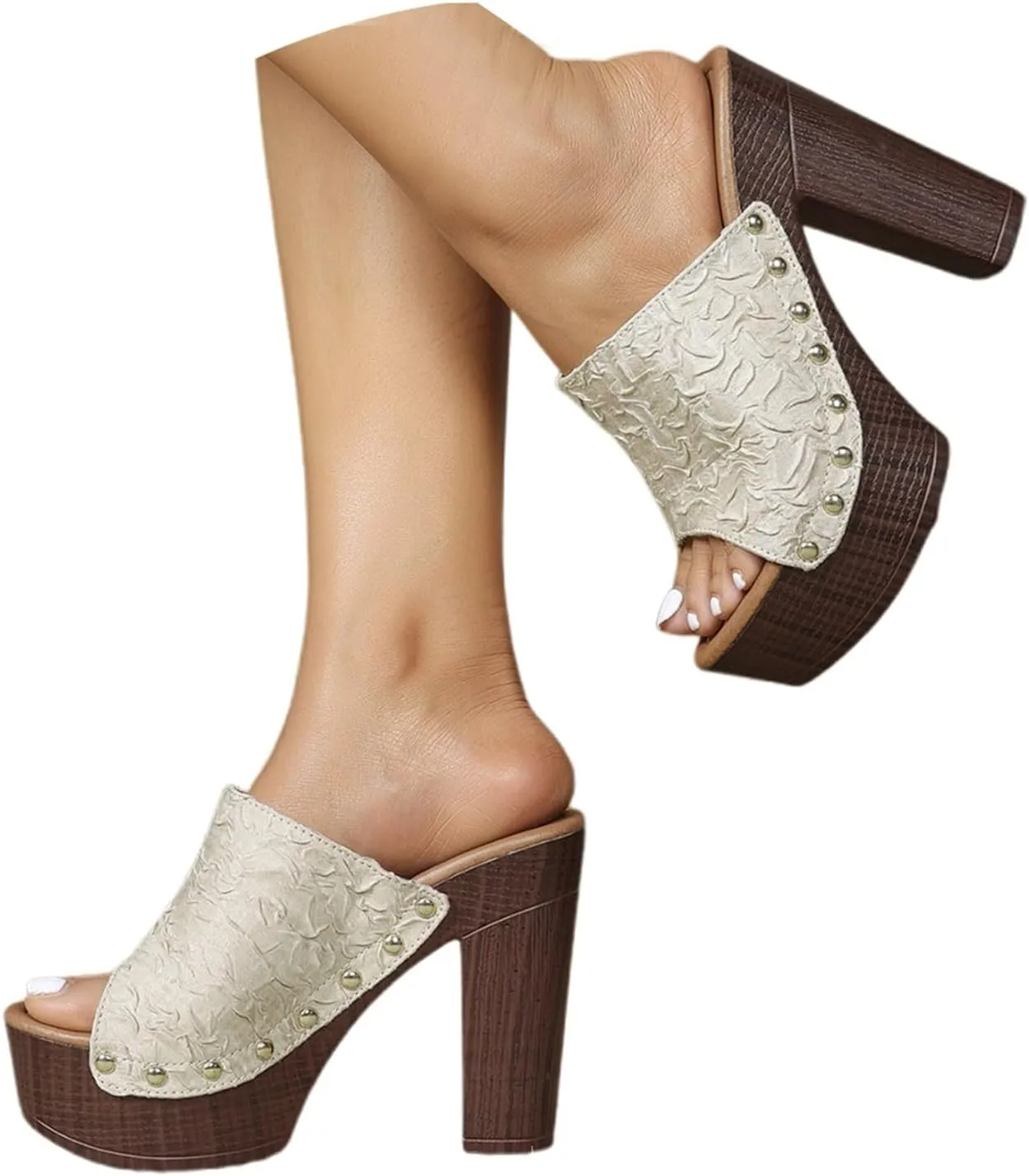 Women's Heeled Sandal Chunky Sandals for Women Heel