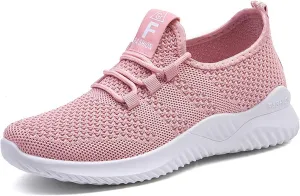 Womens Running Shoes Slip On Arch Support Orthopedic Shoes Non Slip Mesh Breathable Sneakers Lightweight Athletic Gym Workout Tennis Training Sneakers for Summer